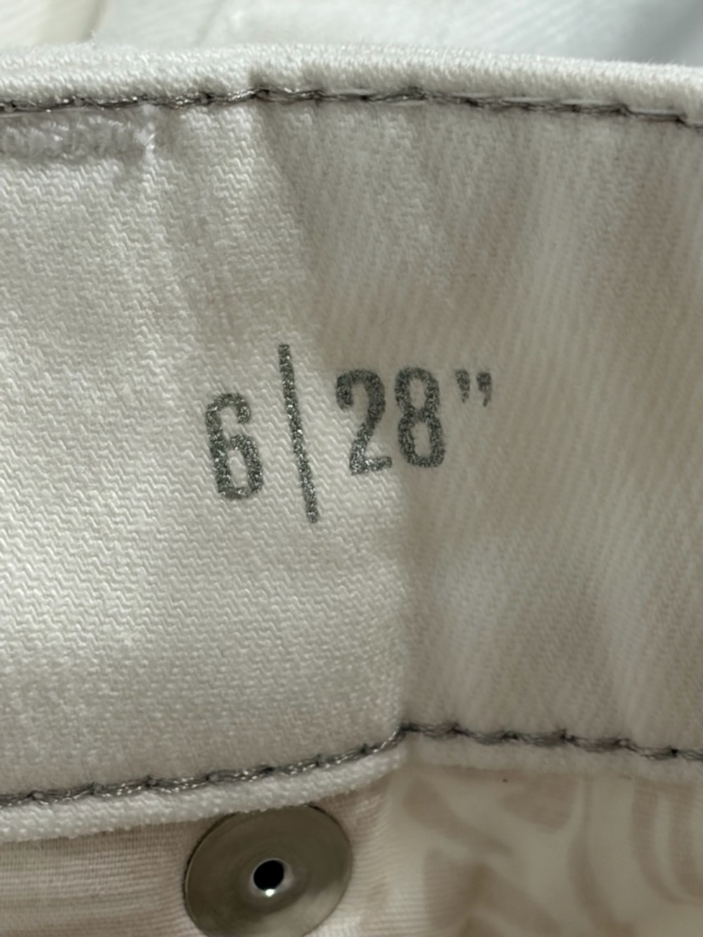 Tommy Babama Ella High-Rise Skinny Ankle Jeans White size 6/28 - Picture 9 of 15